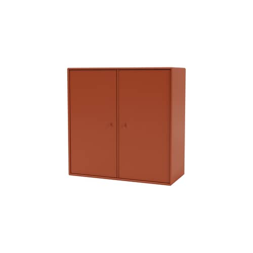 Rangement mural Cover Cabinet / L 69.6 x P 30 x H 69,6 cm - 2 portes - MONTANA - Hokkaido 162 - MDF laqué