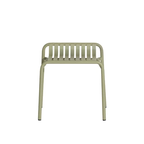 Tabouret Week-End métal vert / Aluminium - Petite Friture - Vert Jade - Aluminium thermolaqué époxy