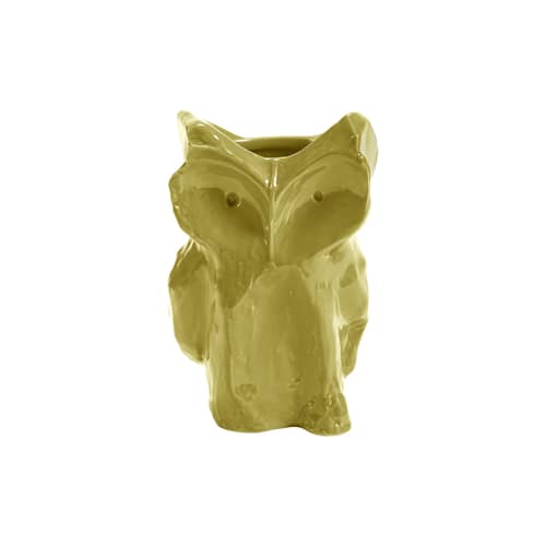 Vase After Midnight Owl  keramik gelb / XS - H 12 cm - Serax - Gelb - emaillierter Sandstein