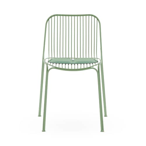 Chaise HiRay métal vert - Kartell - Vert - Acier zingué peint