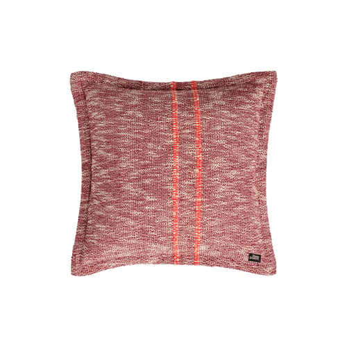 Coussin Track / 56 x 56 cm - Tom Dixon - Bordeaux - Coton