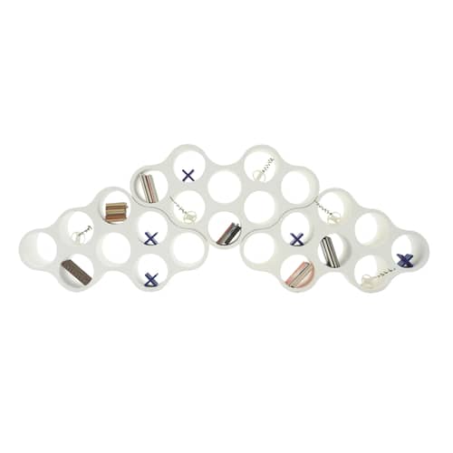Étagère Cloud plastique blanc / Cloison - Bouroullec, 2004 - L 187,5 x P 44 x H 104 cm - Cappellini - Blanc - Polyéthylène