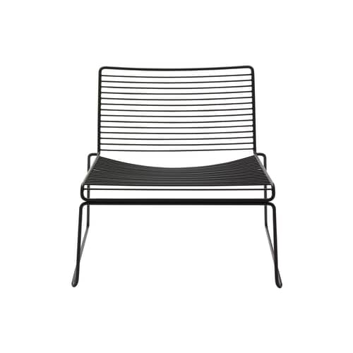 Fauteuil bas Hee métal noir - Hay - Noir - Acier laqué