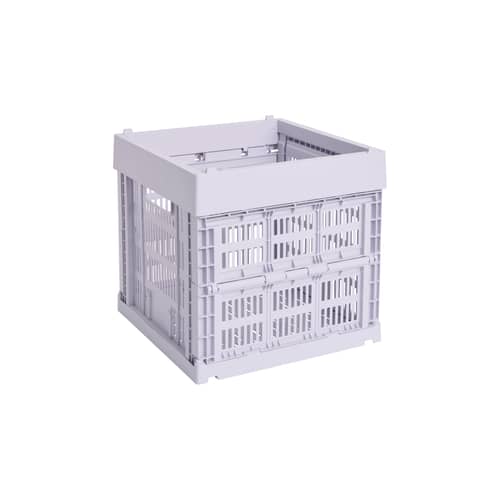 Korb Colour Crate Cube plastikmaterial violett / 29,5 x 29,5 x H 29 cm - Recycelt - Hay - Lavendel - Recyceltes Polypropylen