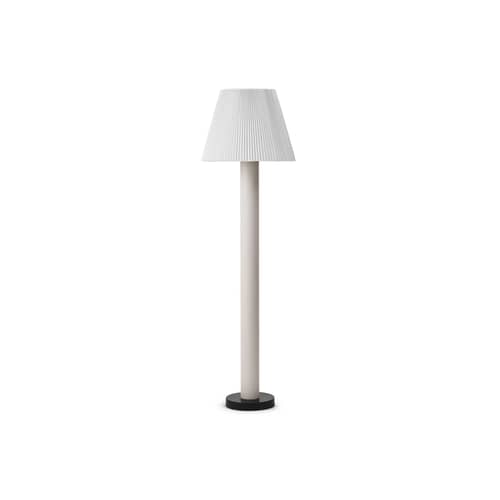 Lampada a stelo Cellu metallo grigio - Normann Copenhagen - Piede grigio / Base nera - Acciaio, Alluminio, PVC