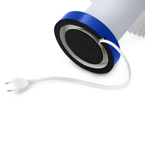 Lampe de table Cellu métal bleu  / Seconde vie - Normann Copenhagen - Bleu - Acier, Aluminium, PVC