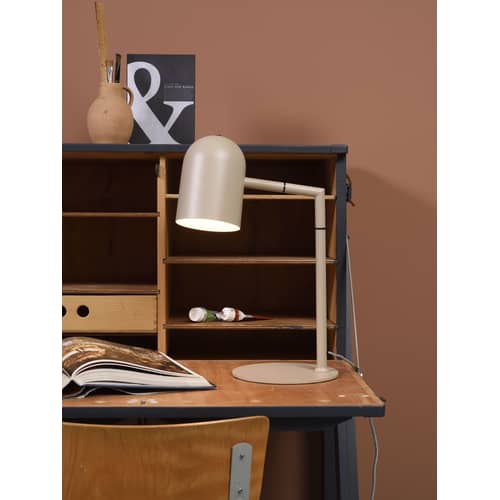 Lampe de table Marseille métal beige / Orientable - H 45 cm - It\'s about Romi - Sable - Fer