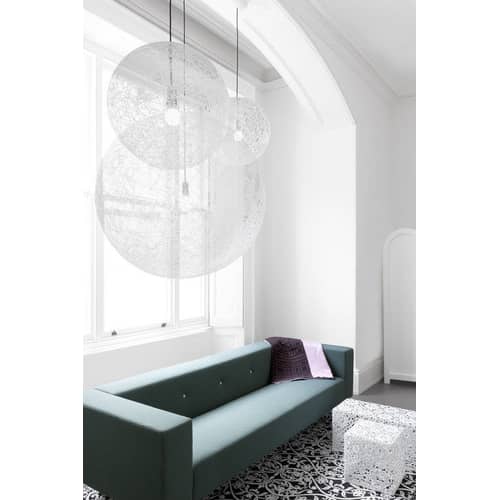 Suspension Random Light plastique blanc / Small - Ø 50 cm / Bertjan Pot, 2001 - Moooi - Blanc - Fibre de verre