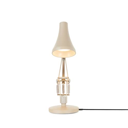 90 Mini Mini LED Table lamp metal white beige / LED - Mains or USB connection - Anglepoise - Biscuit beige - Aluminium, Cast iron, Steel