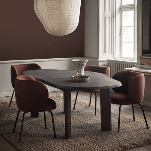 Ovaler Tisch Tarn von Ferm Living - holz dunkel