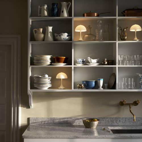 Schnurlosleuchte Panthella 160 plastikmaterial beige / LED - Ø 16 cm - Louis Poulsen - Opalinbeige - Polykarbonat