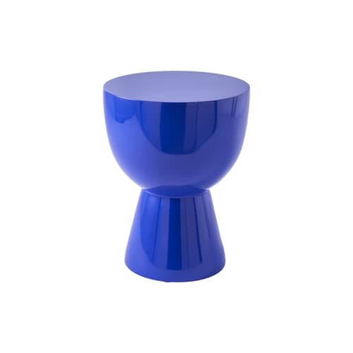 Tabouret Tip Tap bleu - Pols Potten - Bleu foncé - Polyester laqué