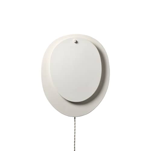 Nebula 03 Wall light with plug ceramic white / L 37 x H 44 cm - Serax - White - Glazed ceramic