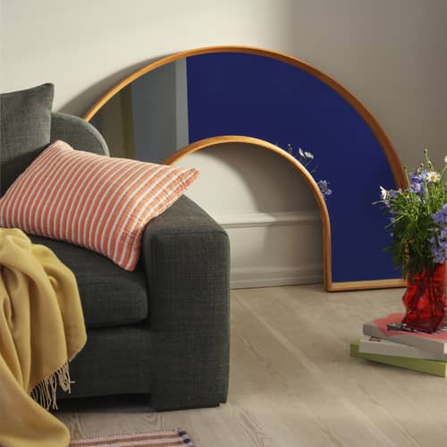 Alva Wall mirror natural wood / W 139 x H 90.5 cm - BROSTE COPENHAGEN - Natural oak - Glass, Oak
