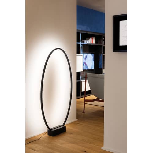 Accessorio  marmo nero / Base in marmo per lampada Ellisse - Nemo - Base (lampada a stelo) / Marmo nero - Marmo