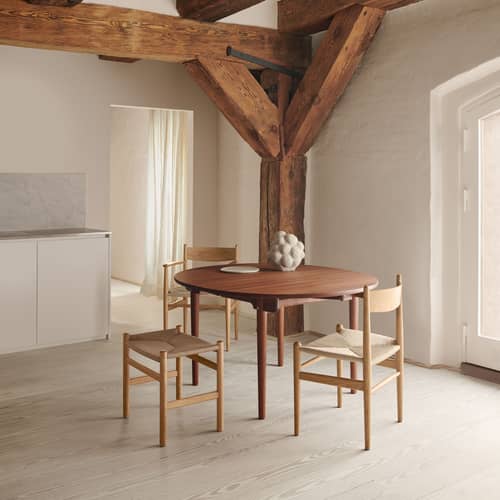 CH36 Chair natural wood / Hans J. Wegner, 1962 - Paper cord - CARL HANSEN & SON - FSC oiled oak / Natural cord - Oiled oak plywood, Oiled solid oak, Paper cord