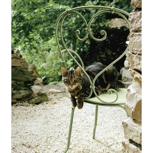 Chaise empilable 1900 métal noir - Fermob - Réglisse - Acier