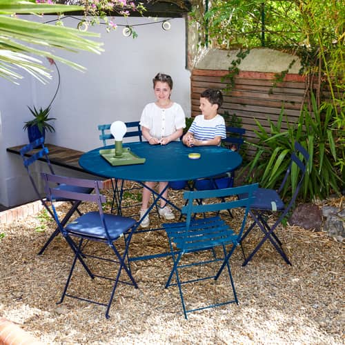 Folding chair Bistro Fermob Brown Metal Made In Design