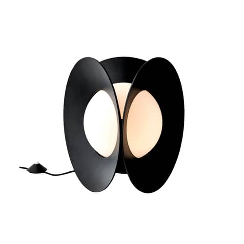 Lampe de table Armen LED / Ø 31 x H 31 cm - DCW éditions - Noir - Aluminium, Verre