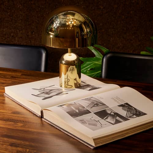 Lampe sans fil rechargeable Bell LED or - Tom Dixon - Or - ABS