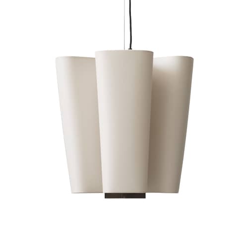 Bella SC114 Pendant textile white / H 50 cm - &tradition - H 50 cm - Aluminium, Cloth