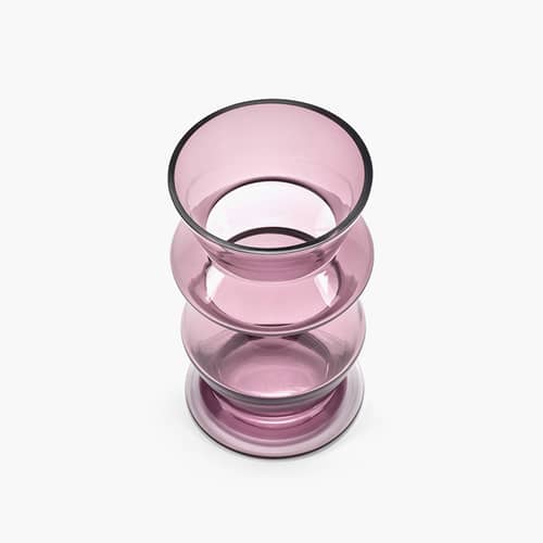 Vase Marie-Ann verre violet / Medium - Ø 19 x H 31.6 cm - Serax - Violet - Verre