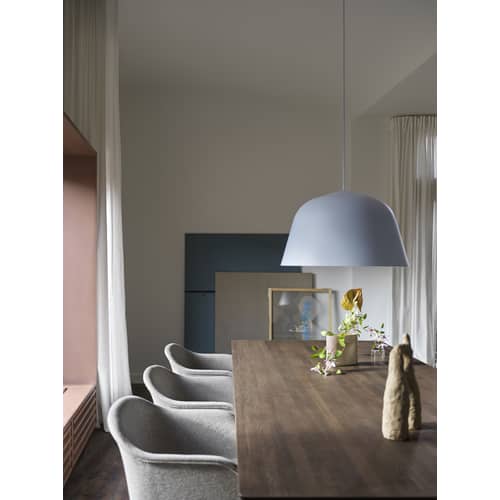 Vase Ridge Small céramique blanc beige / H 16,5 cm - Muuto - Beige - Faïence