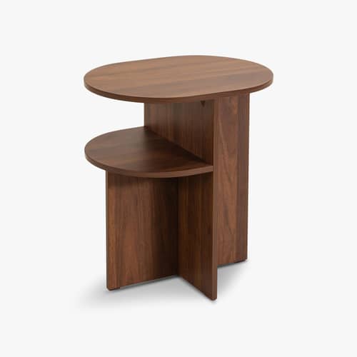 Beistelltisch Kyoto holz braun / H 54,5 cm - NV GALLERY - Nussbaum-Optik - Melamin