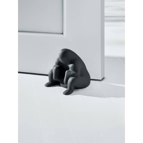Cale-porte Dédé plastique noir / Philippe Starck, 1996 - Alessi - Noir - Résine thermoplastique