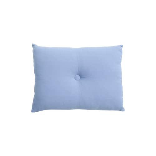 Coussin Dot Lin bleu / 60 x 45 cm - Hay - Bleu - Coton biologique, Lin