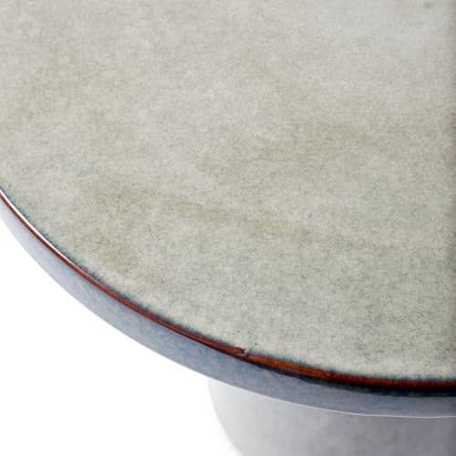 Pawn End table ceramic grey / Ø 40 x H 40 cm - Pols Potten - Grey - Glazed ceramic