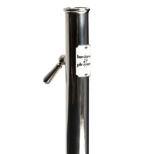 Pied de parasol The Classic métal / 25 Kg - Pour mât de 2,5 à 5,08 cm - BUSINESS & PLEASURE - Acier inoxydable - Acier carbone