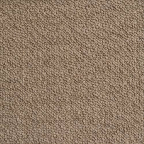 Divano destro Quilton tessuto beige / 2 posti - L 214 cm - Trapuntato - Hay - Taupe (tessuto Volume by Hay 30) -  Ouate, Legno, Schiuma PU, Tessuto