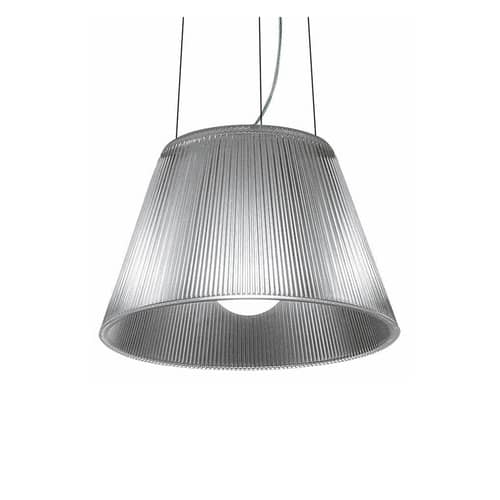 Suspension Roméo Moon S1 / Philippe Starck, 1996 - Flos - diam 34 cm - Verre