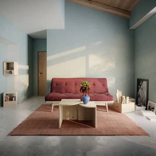 Set de 2 tables gigognes Combine - KARUP DESIGN - Pin clair - Pin massif certifié FSC