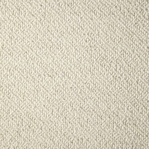 Sofa Figur textil weiß / 3-Sitzer - L 244 cm - Ethnicraft - Kreide - Furnier, Gewebe, High Density-Schaum
