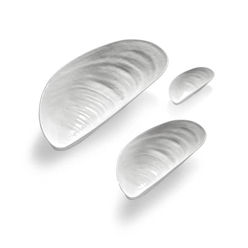 Marcel Large Serving dish ceramic white / 46 x 21.5 cm - Serax - White - Enamelled china
