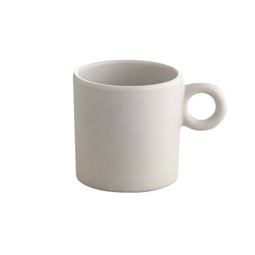 Tasse à café Dressed en plein air plastique gris / Mélamine - Alessi - Tasse / Gris clair - Mélamine