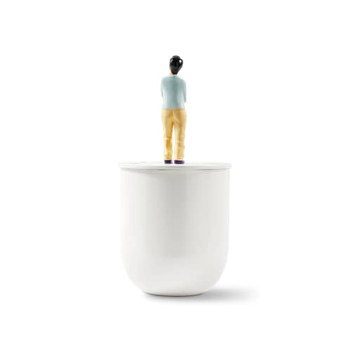 Vase Rêveur du Jour keramik weiß - POLSPOTTEN - Weiß - Keramik