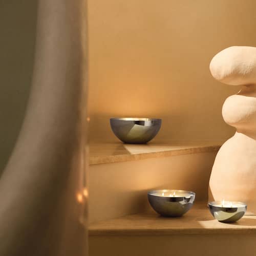 Accessoire / Bougie parfumée pour bougeoir Rocc Medium - Alessi - Cire / Fragance Argile - Cire végétale