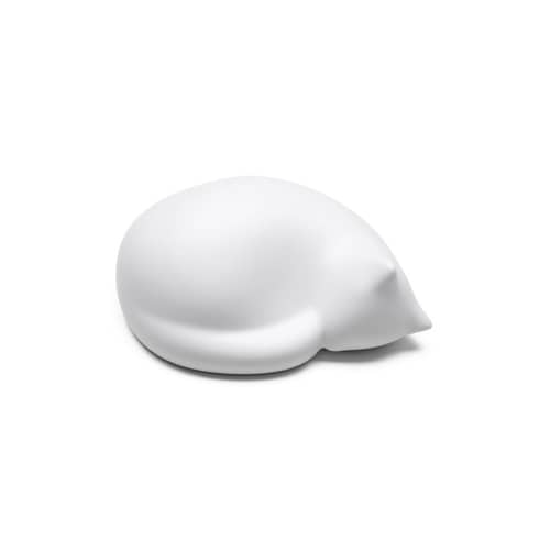 Décoration Resting Cat céramique blanc / Small - 27 x 21 cm - Vitra - Blanc - Céramique