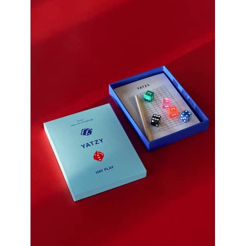 Jeu Yatzy Hay Play plastique multicolore / Version en anglais - Hay - Yatzy - Acrylique, Carton