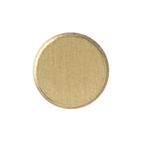 Patère Métal Small or métal / Poignée - Ø 2 cm - Ferm Living - Laiton - Laiton