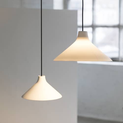 Suspension Seam Medium / Ø 25 cm - Serax - Ø 25 cm / Blanc cassé - Porcelaine