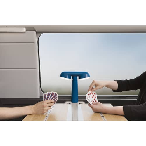 Tischleuchte Lampe TGV metall grün / Mitherausgeber Moustache & SNCF - Moustache - Kakigrün - Aluminium, Polykarbonat