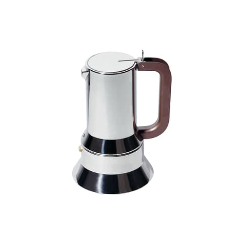 Cafetière italienne 9090 métal / 3 à 6 tasses - Alessi - 3 à 6 tasses - Acier inoxydable