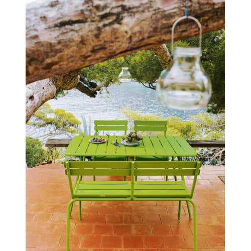 Chaise empilable Luxembourg - Fermob - Réglisse - Aluminium laqué