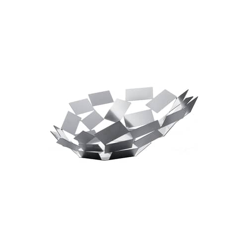 Centre de table La Stanza dello Scirocco métal / Ø 41 x H 15 cm - Mario Trimarchi, 2009 - Alessi - Acier poli - Acier inoxydable poli