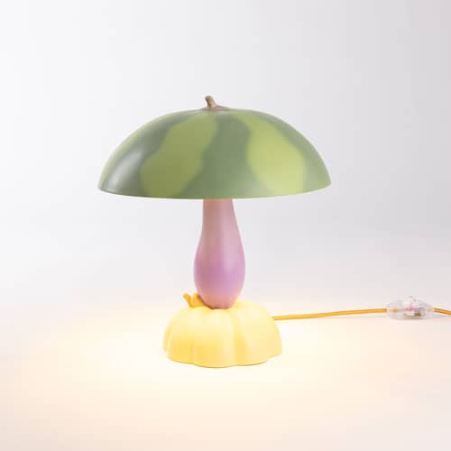 Lampe de table Vitamin / Résine - Seletti - Pastèque - Résine