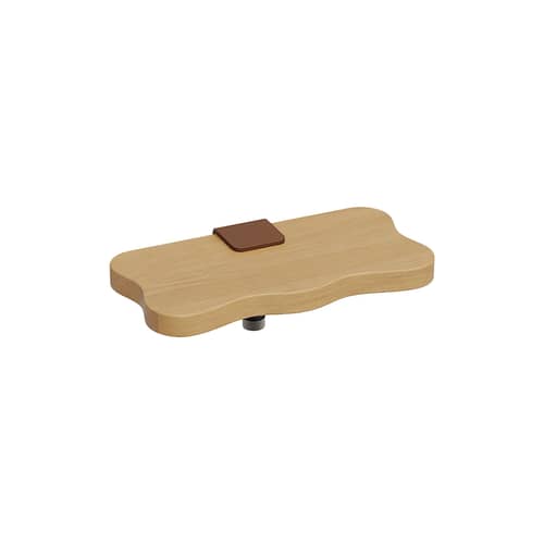 Bracket Wall fastening metal brown - TIPTOE - Brown (by Uchronia) - Powder coated steel